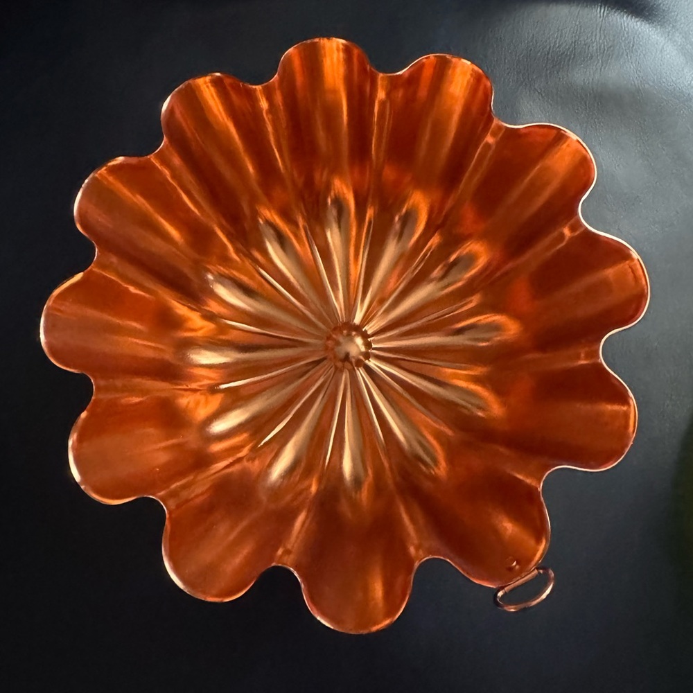Beautiful Copper Fluted Pan 6”🔥🧡🧡🧡